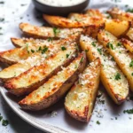 Baked Garlic Parmesan Potato Wedges