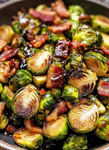 Balsamic Bacon Brussels Sprouts