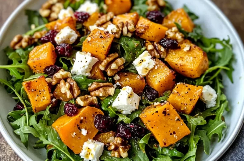 Butternut Squash Feta Salad