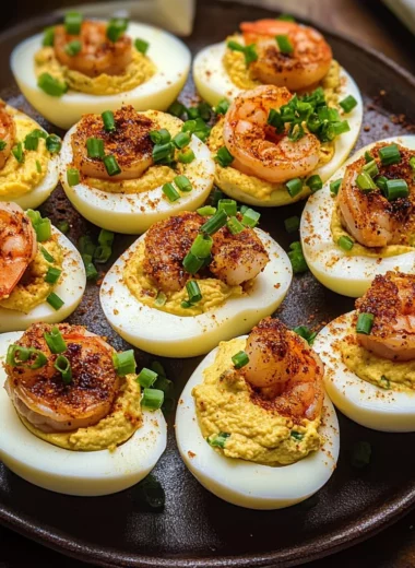 Cajun Shrimp Deviled Eggs