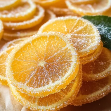 Candied Orange Slices