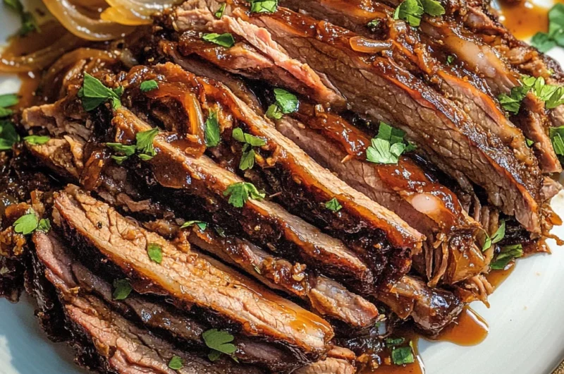Caramelized Pulled Beef Brisket
