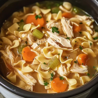 Chicken Noodle Soup Crock Pot Recipe