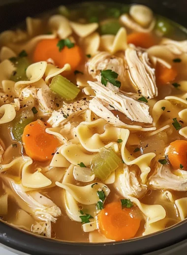 Chicken Noodle Soup Crock Pot Recipe