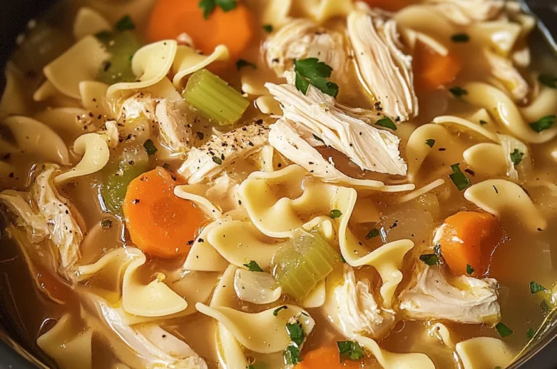 Chicken Noodle Soup Crock Pot Recipe