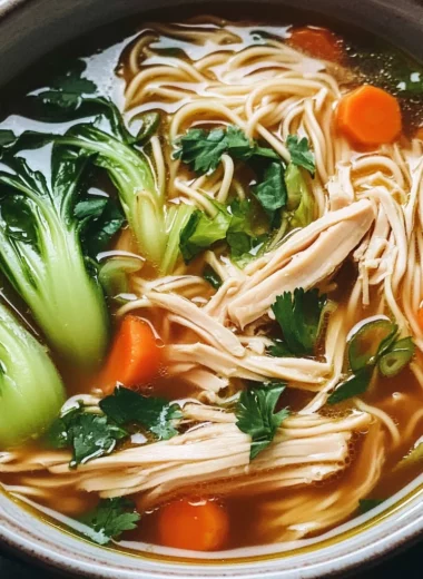 Chinese Chicken Noodle Soup