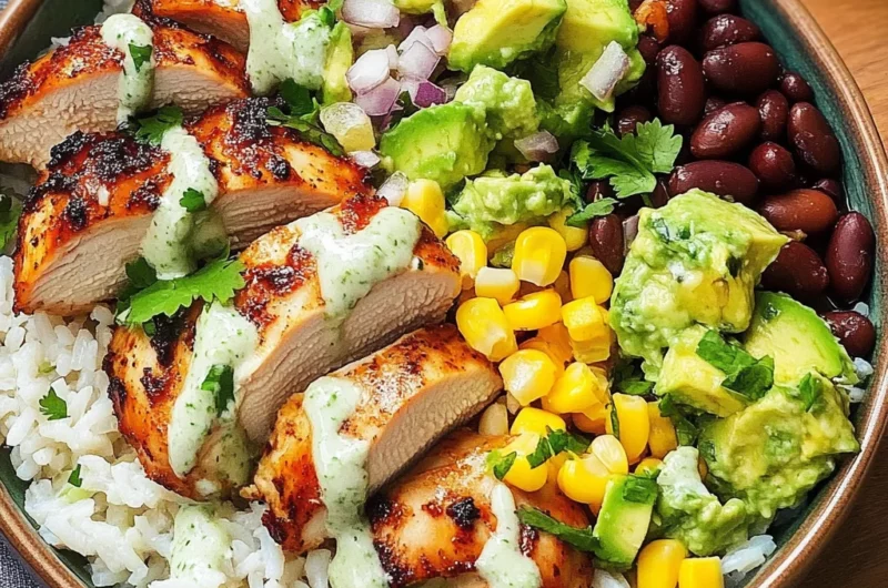 Cilantro Lime Chicken Bowls