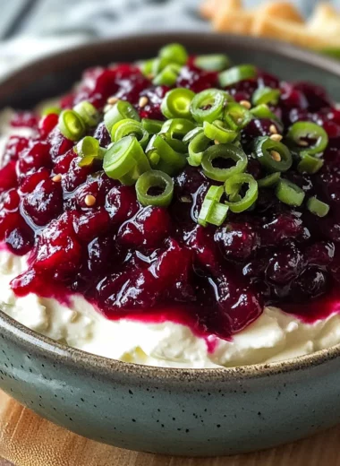 Cranberry Jalapeno Cream Cheese Dip Recipe