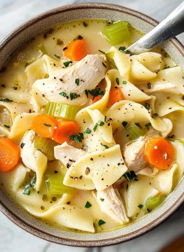 Creamy Chicken Noodle Soup