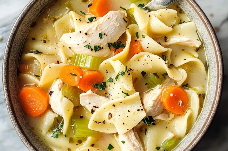Creamy Chicken Noodle Soup