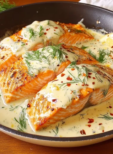 Creamy Lemon Garlic Salmon