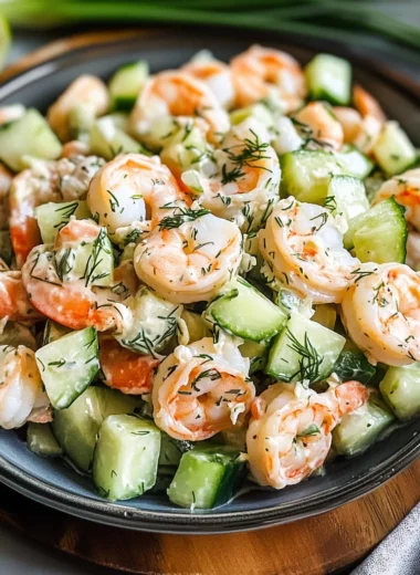 Cucumber Shrimp Salad