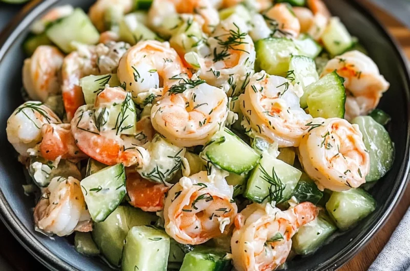 Cucumber Shrimp Salad