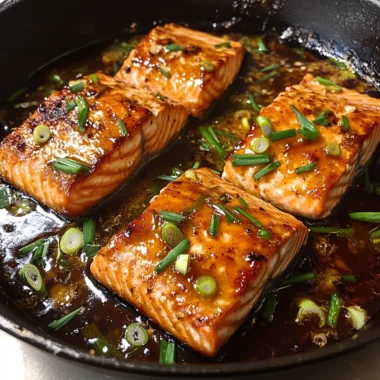Easy Crispy Honey Garlic Glazed Salmon Recipe