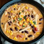 Easy Crock Pot Cream Cheese Chicken Chili