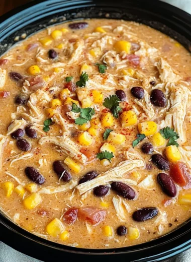 Easy Crock Pot Cream Cheese Chicken Chili