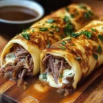 French Dip Tortilla Roll Ups