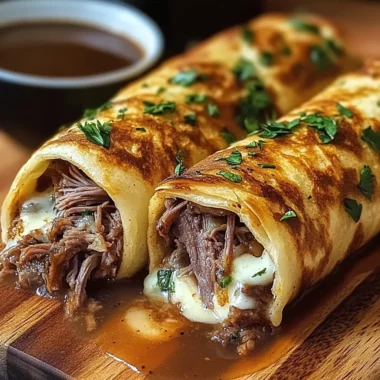 French Dip Tortilla Roll Ups