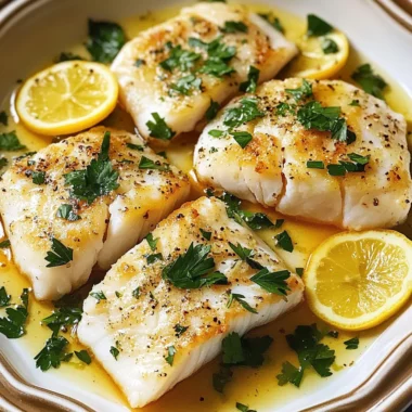Garlic Butter Baked Cod