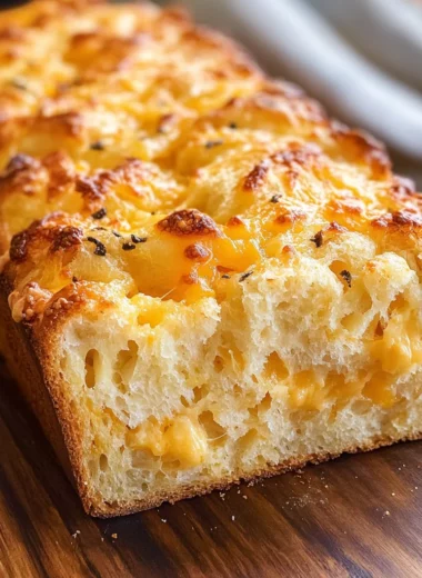 Garlic Cheddar appel juice Bread