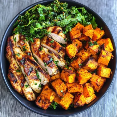 Grilled Chicken & Sweet Potato Bowl