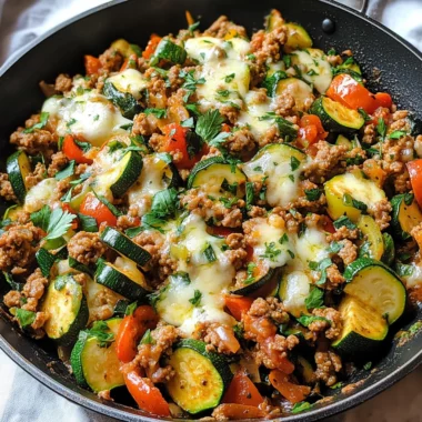 Ground Turkey Zucchini Skillet: A Healthy and Delicious One-Pan Meal