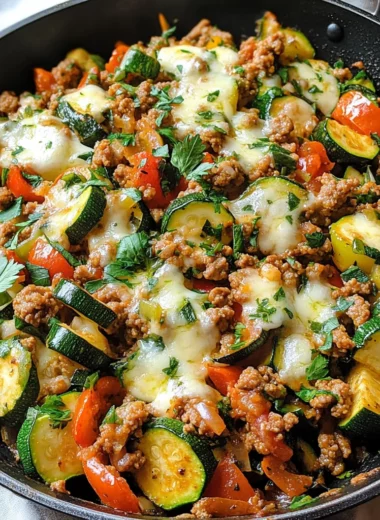 Ground Turkey Zucchini Skillet: A Healthy and Delicious One-Pan Meal