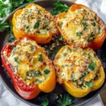 Herby Ricotta Stuffed Peppers