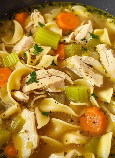 Homemade Chicken Noodle Soup