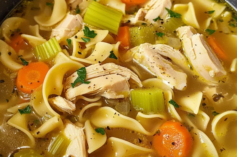 Homemade Chicken Noodle Soup