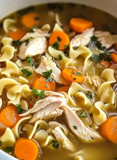 Homestyle Chicken Noodle Soup