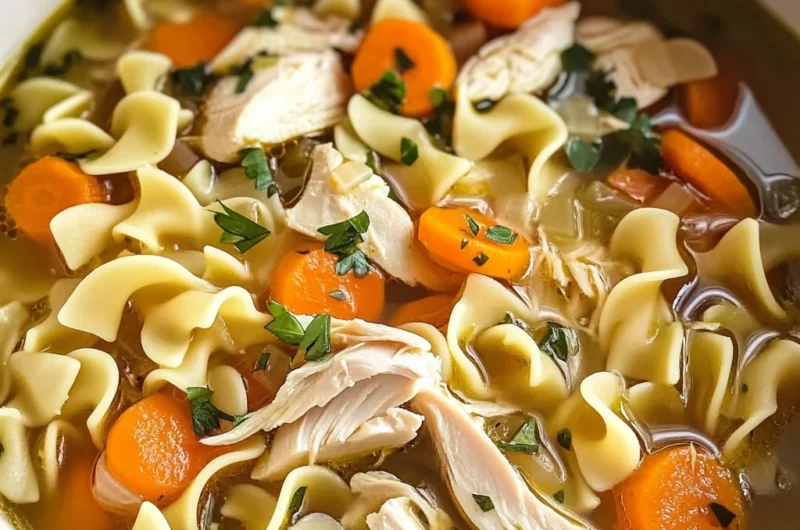 Homestyle Chicken Noodle Soup