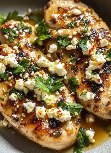 Hot Honey Feta Chicken Dish: A Deliciously Spicy and Savory Recipe