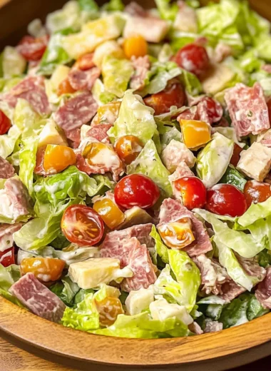 Italian Grinder Salad (Chopped Sub Salad)