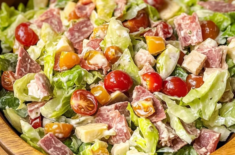 Italian Grinder Salad (Chopped Sub Salad)