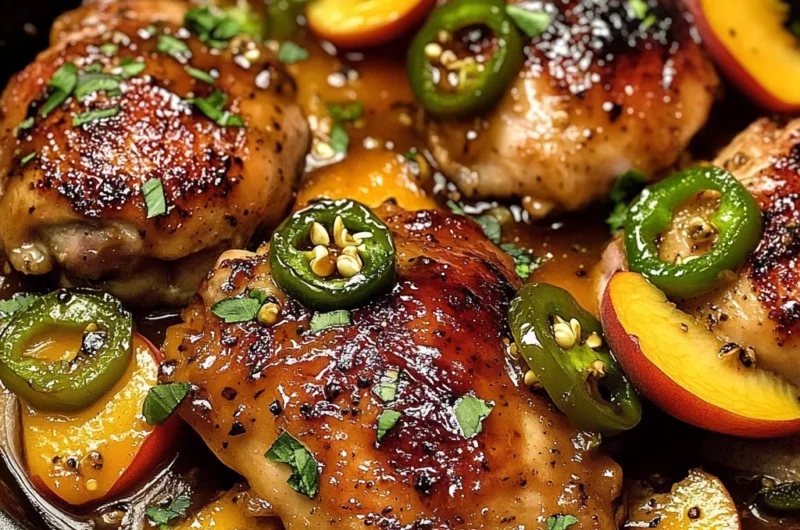 Jalapeno Peach Chicken