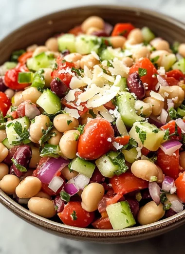 Mediterranean Bean Salad