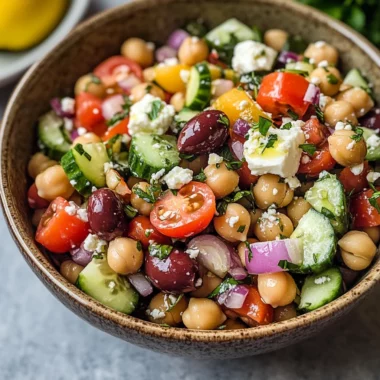 Mediterranean Chickpea Salad