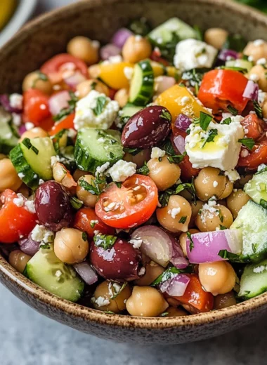 Mediterranean Chickpea Salad