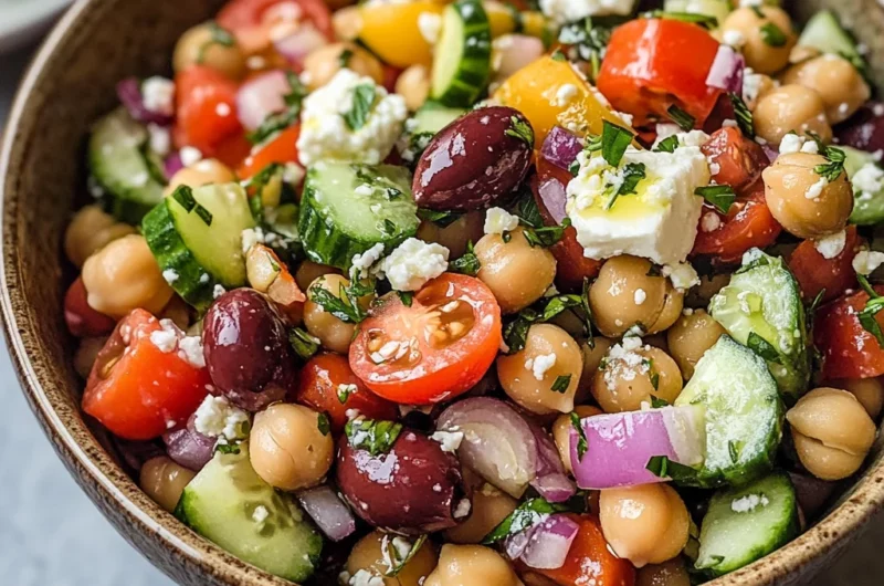 Mediterranean Chickpea Salad