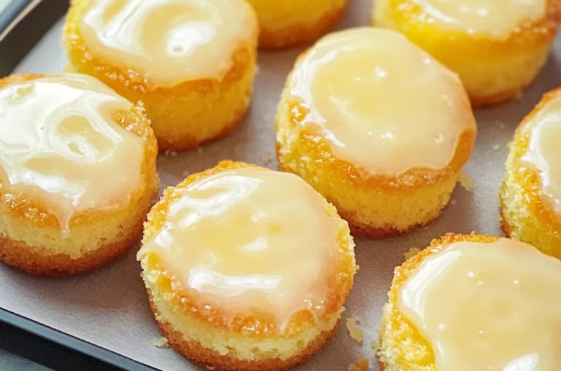Mini Lemon Cakes with Lemon Glaze