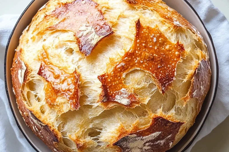No Knead Dutch Oven Bread Recipe