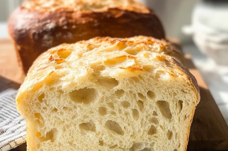 No Knead Sandwich Bread