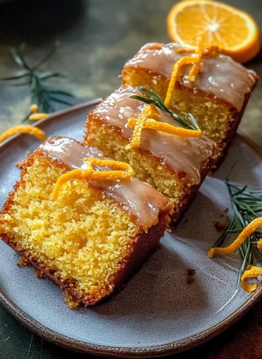 Orange Ginger Honey Cake