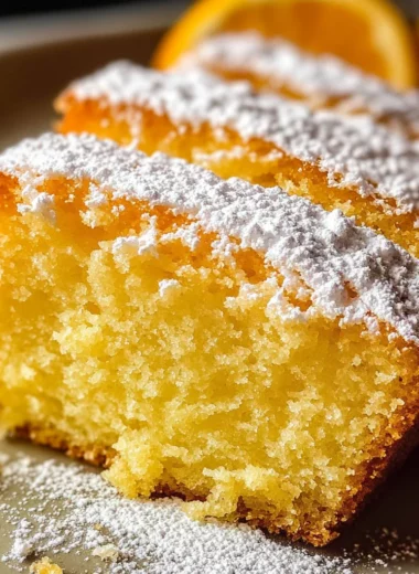 Orange Loaf Cake