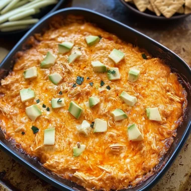 Oven Buffalo Chicken Dip
