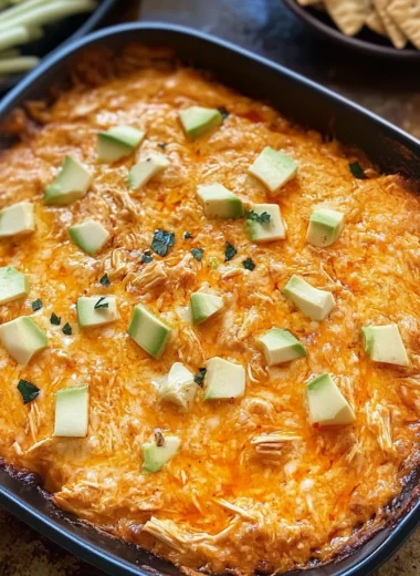 Oven Buffalo Chicken Dip