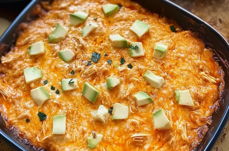 Oven Buffalo Chicken Dip