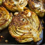 Oven Roasted Garlic Cabbage Steaks