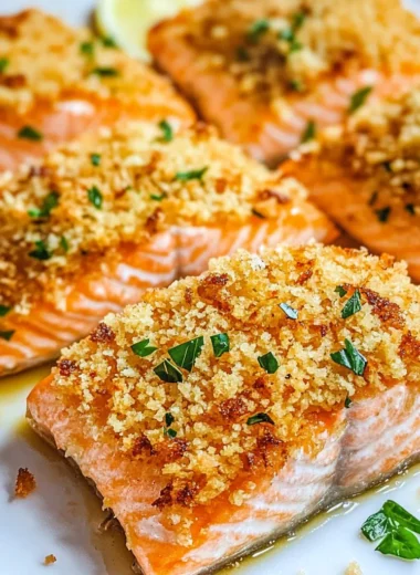 Panko Crusted Salmon